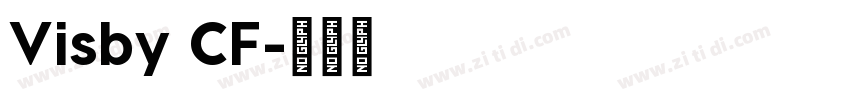 Visby CF字体转换